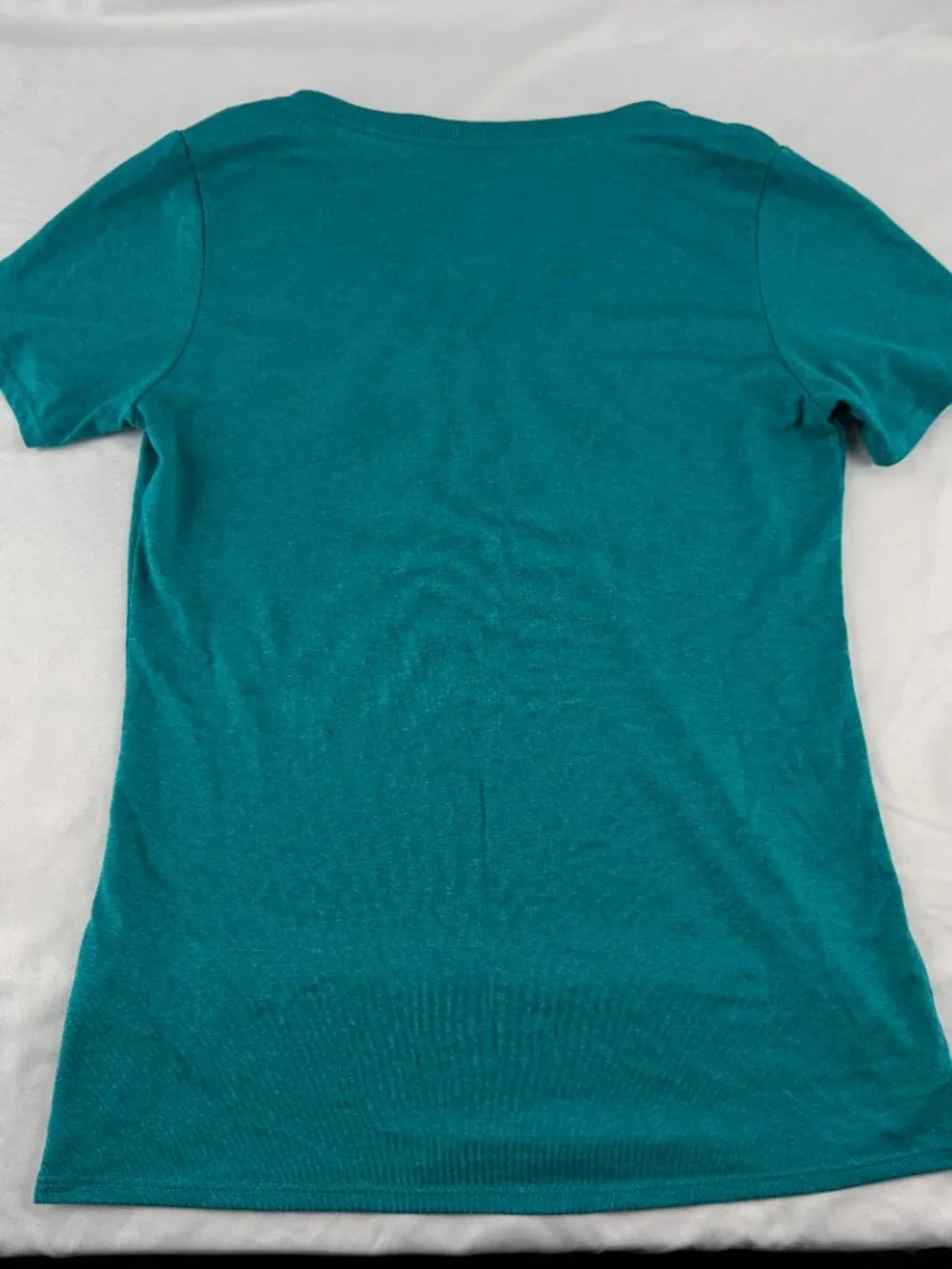 Nike Dri-FIT V-Neck Athletic T-Shirt Teal Green Women's Size M